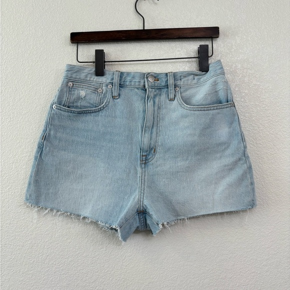Madewell The Momjean Short Short in Fitzgerald Wash Sz 28 - Picture 2 of 13